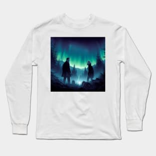 UFO Chronicles Podcast - Mulder and Scully X-Files Long Sleeve T-Shirt